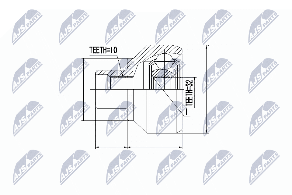 Шруc наружний NTY NPZ-LR-001