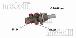 Главный тормозной цилиндр METELLI 05-0887