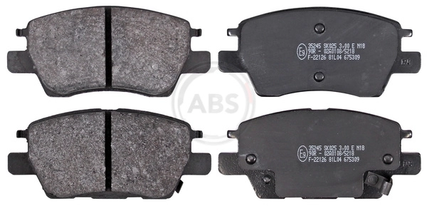 Колодки тормозные дисковые A.B.S. 35245
