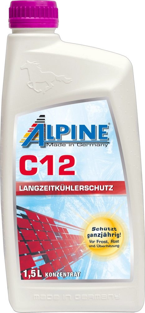 Alpine langzeit-kuhlerfrostschutz rot (g12) 1.5l mb 325.3 man 324 snf vw tl 774 d/f. антифриз цвет ALPINE 0101181