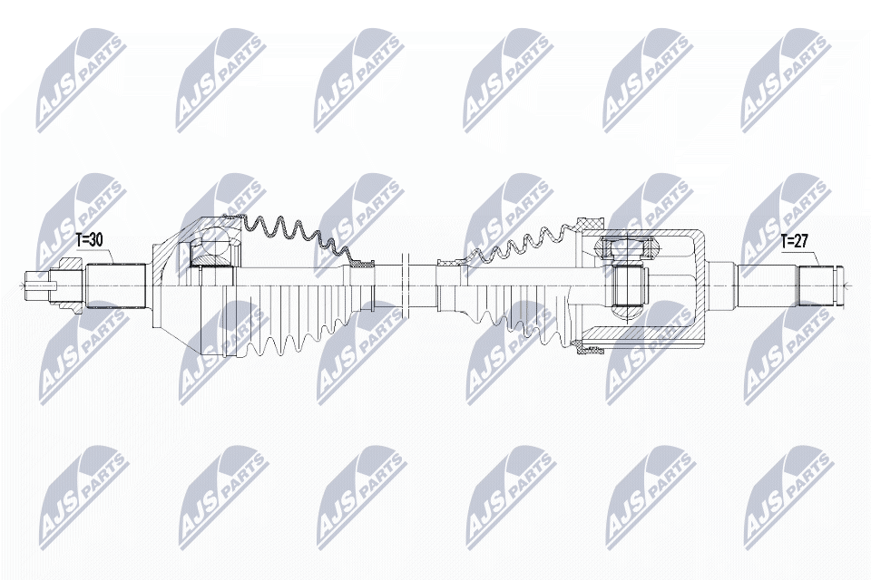 Полуось NTY NPW-AR-008