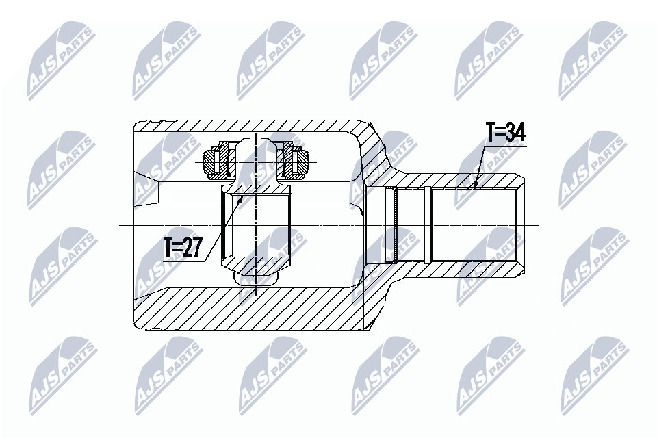 Шрус mercedes c280 c300 c320 c350 w204 3.0/3.2/3.5 08- e350/e400 12- s350/s430/s500 4matic 02-05 /atmпереднийaлевый NTY NPW-ME-093