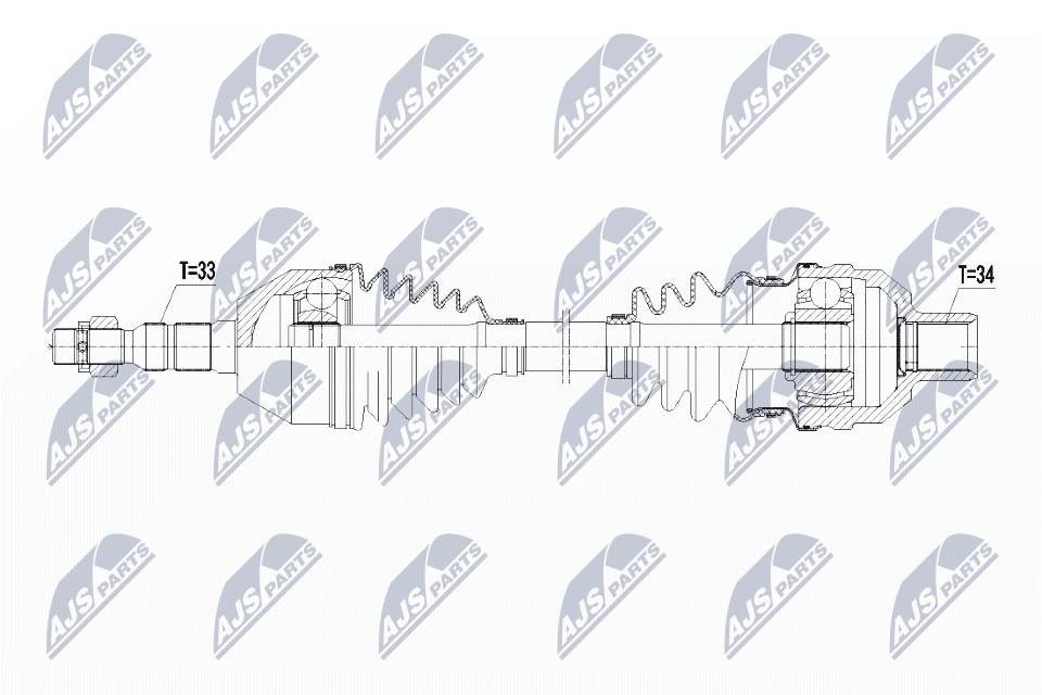 Полуось NTY NPW-PL-055