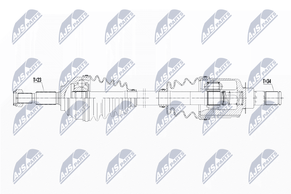 Полуось NTY NPW-RE-097