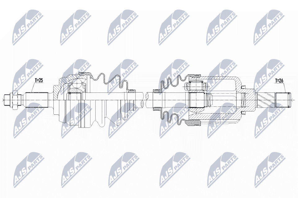 Dacia duster 1.5dci1.6 10-17 duster ii 1.6 17- /lewa/ NTY NPW-RE-146