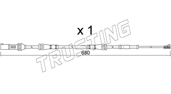 Датчик износа тормозных колодок TRUSTING SU.369