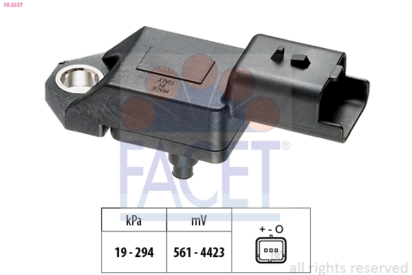 Датчик давления воздуха FACET 10.3337