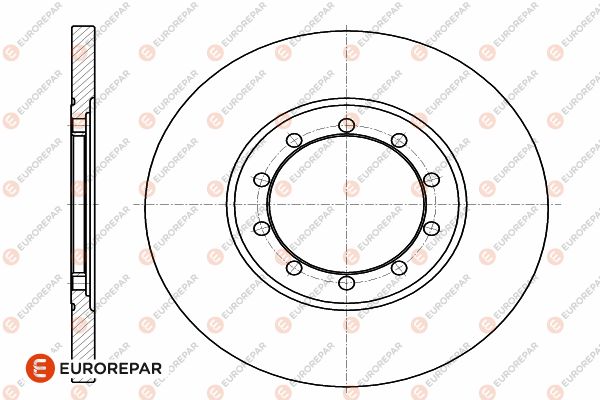 Диск тормозной EUROREPAR 1642779580