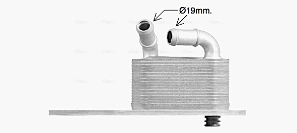 Радиатор масляный AVA QUALITY COOLING FD3666