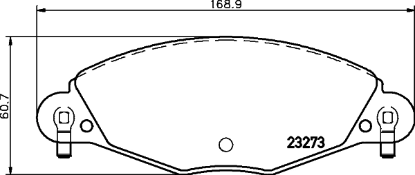 Комплект колодок для дисковых тормозов DON PCP1469