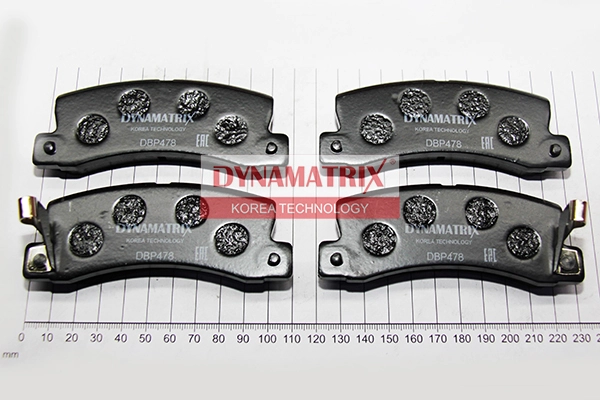 К-кт колодок для диск.тормозов lexus es 89-97 rx 00-03 toyota avensis 97-03 camry 86- carina e 92-97 carina ii 83-92 celica 85-99 DYNAMATRIX-KOREA DBP478