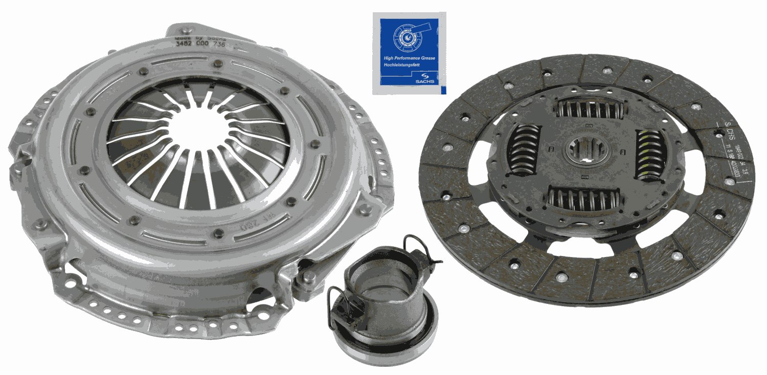 Комплект сцепления 280мм с выжимным SACHS 3000950065