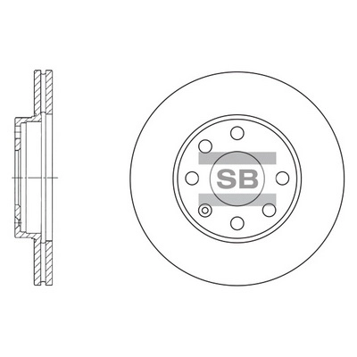 Диск тормозной HI-Q SD3004