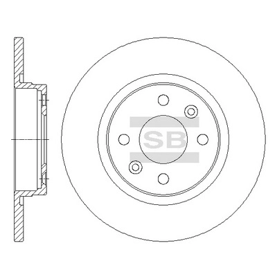 Диск тормозной HI-Q SD3049
