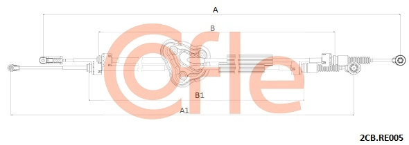 Трос кпп COFLE 92.2CB.RE005