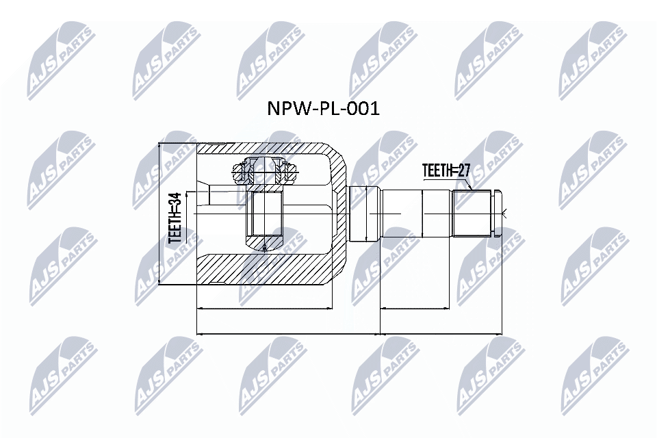 Шрус NTY NPW-PL-001