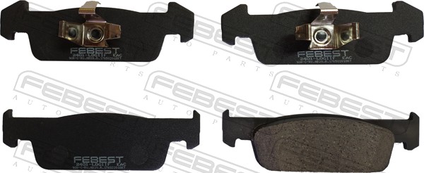 Колодки тормозные передние FEBEST 2401LOGIIF