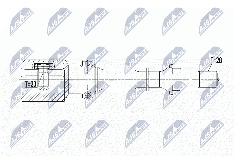 Шрус наружный mazda cx-3 2.0 15- /правmtm/atm/ NTY NPW-MZ-057
