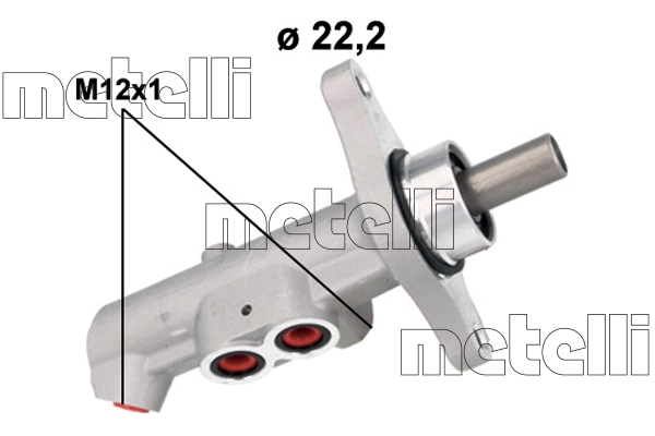 Главный тормозной цилиндр METELLI 05-1177