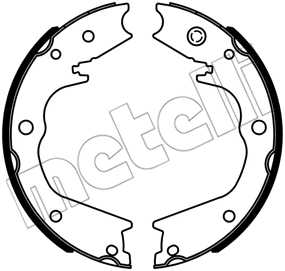 К-т бараб. тормоз. колодок METELLI 53-0733