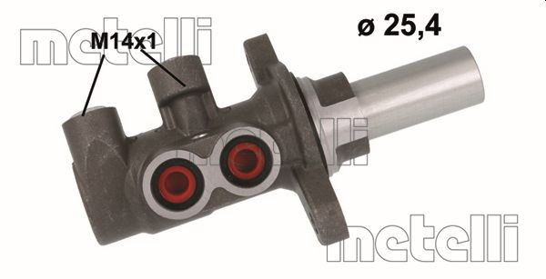 Главный тормозной цилиндр METELLI 05-1174