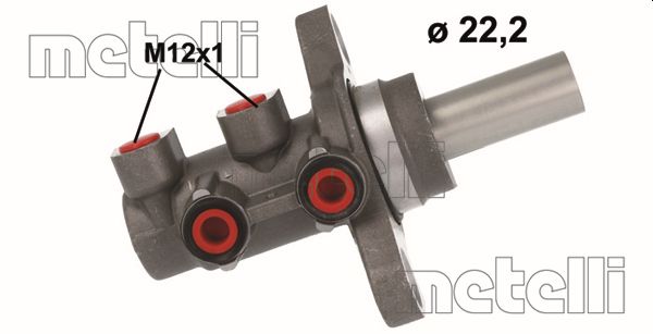 Главный тормозной цилиндр METELLI 05-1182