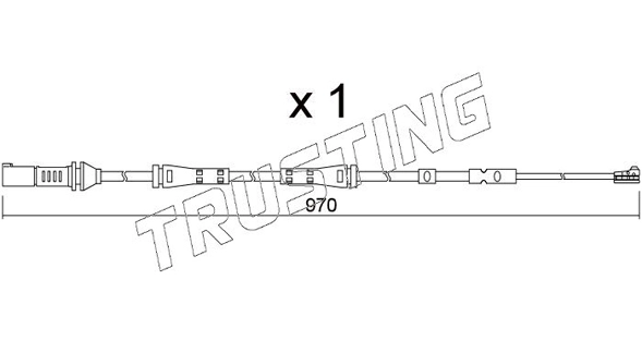 Датчик износа тормозных колодок TRUSTING SU.375