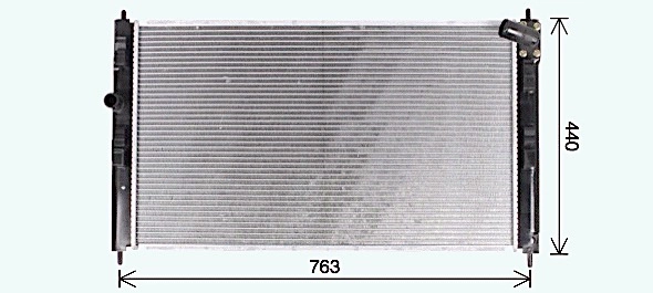 Радиатор охлаждения AVA QUALITY COOLING MT2274