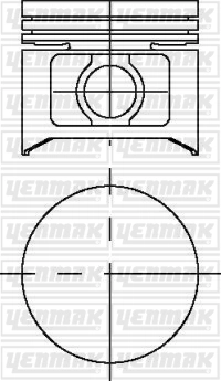 Поршень двс YENMAK 31-03423-000