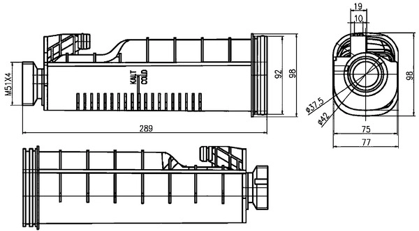 Бачок расширительный MAHLE/KNECHT CRT114000S