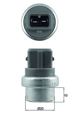 Датчик температуры MAHLE/KNECHT TSE23