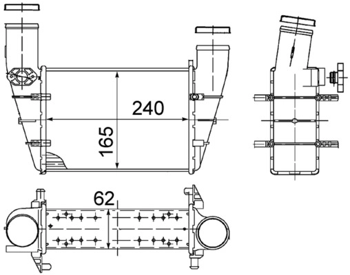 Интеркулер MAHLE/KNECHT CI130000S