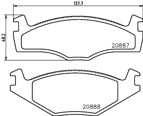 Колодки тормозные дисковые DON PCP1132
