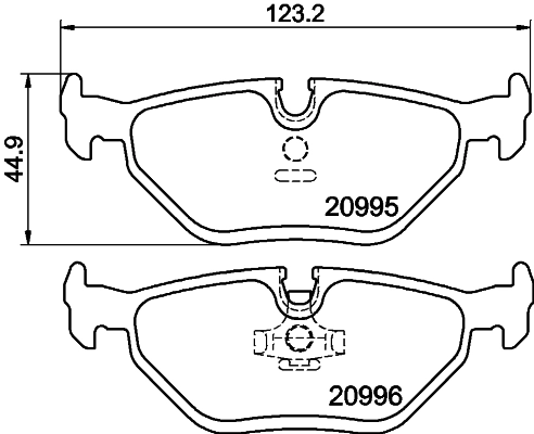 Колодки тормозные дисковые DON PCP1374
