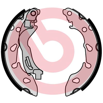 Brakeshoe BREMBO S 24 553