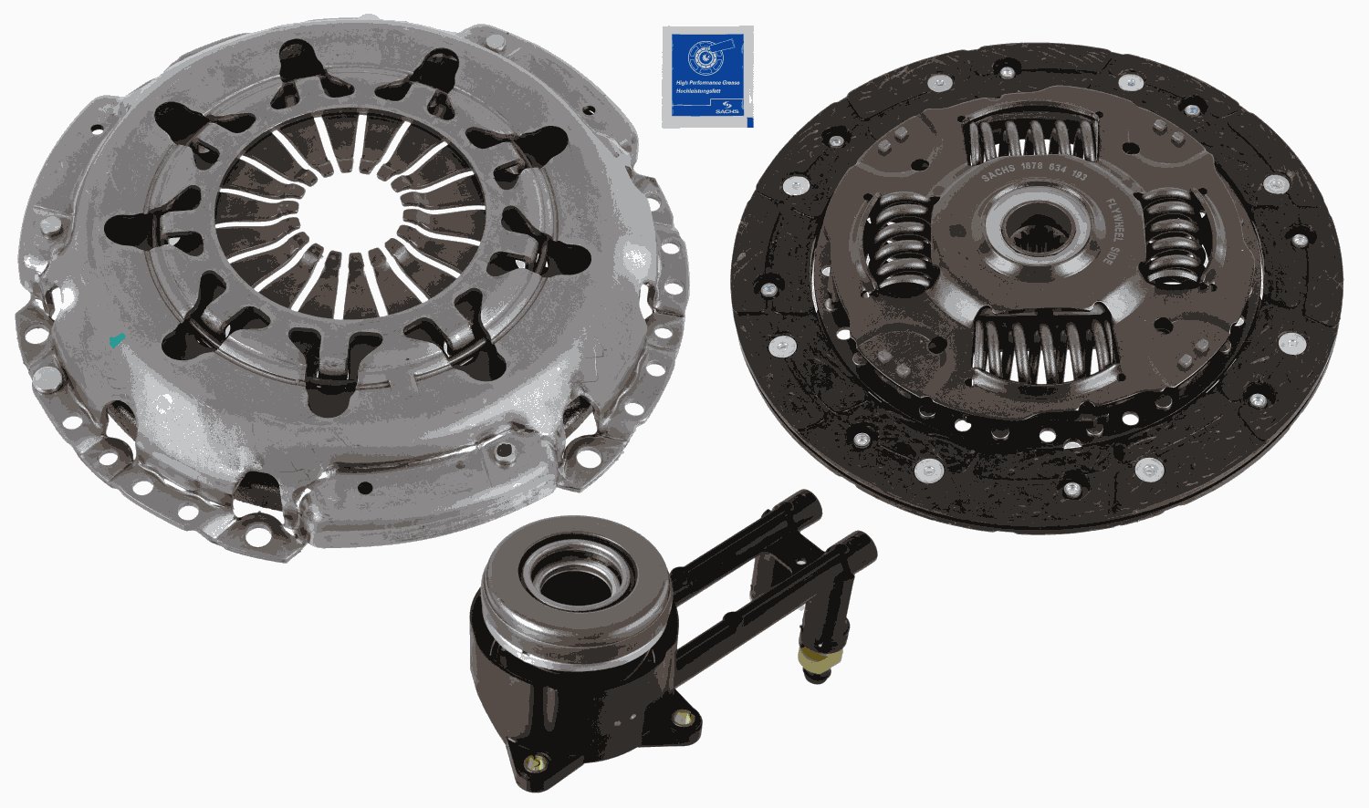 Sachs clutch kit plus csc SACHS 3000 990 493