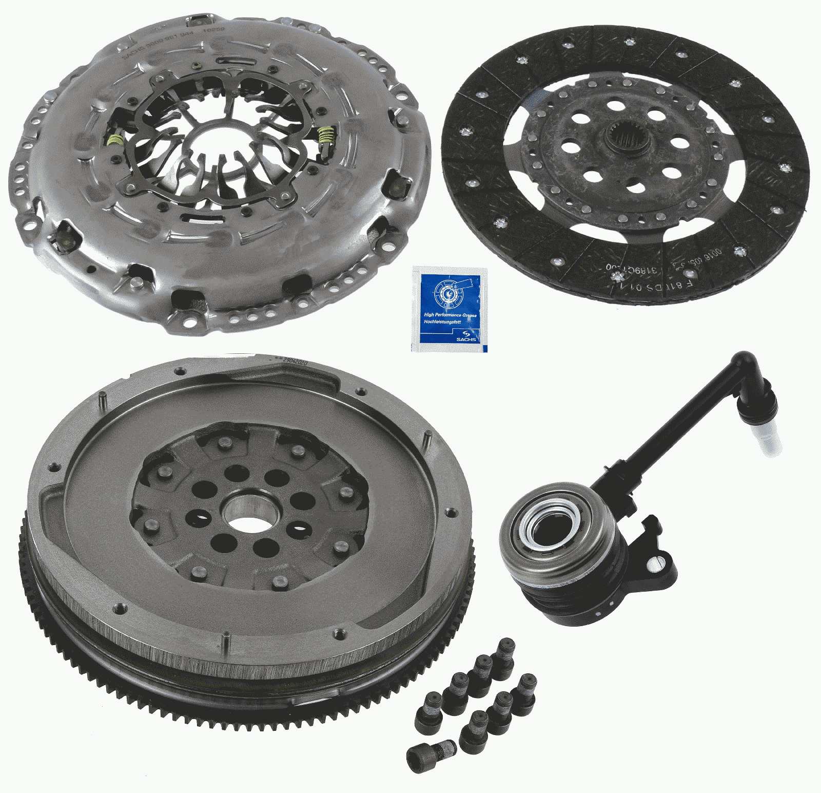 Комплект сцепления с маховиком SACHS 2290 601 136