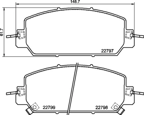 Pad BREMBO P28098