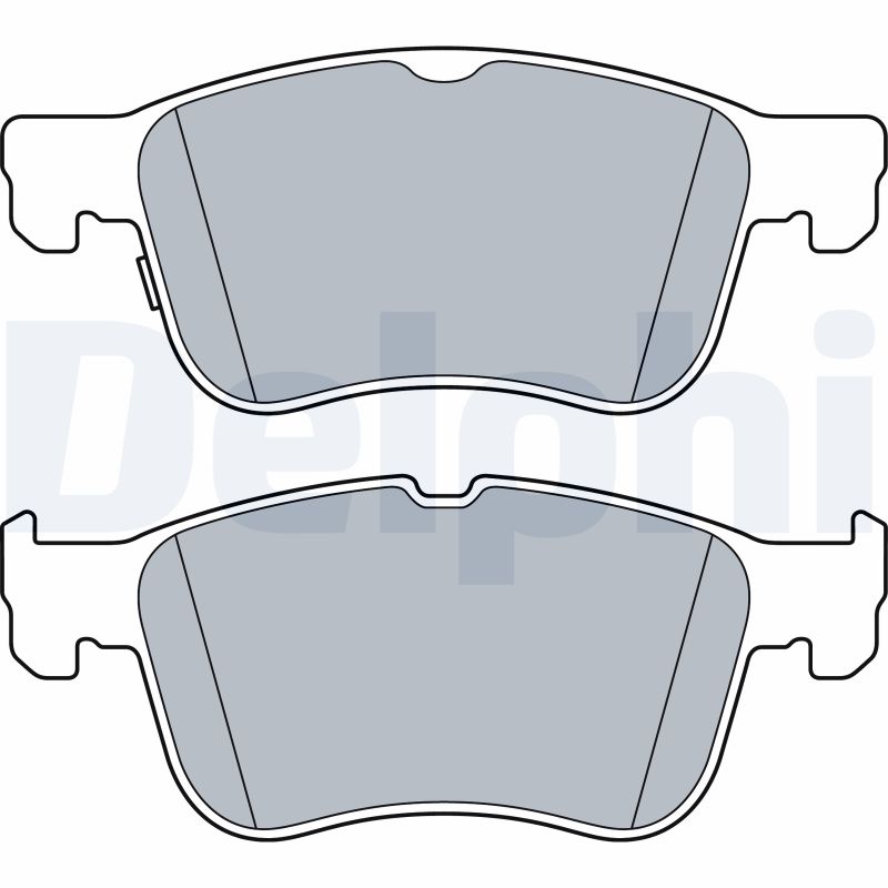 Колодки тормозные передние ford focus iv/kuga iii/escape 18 DELPHI LP3520