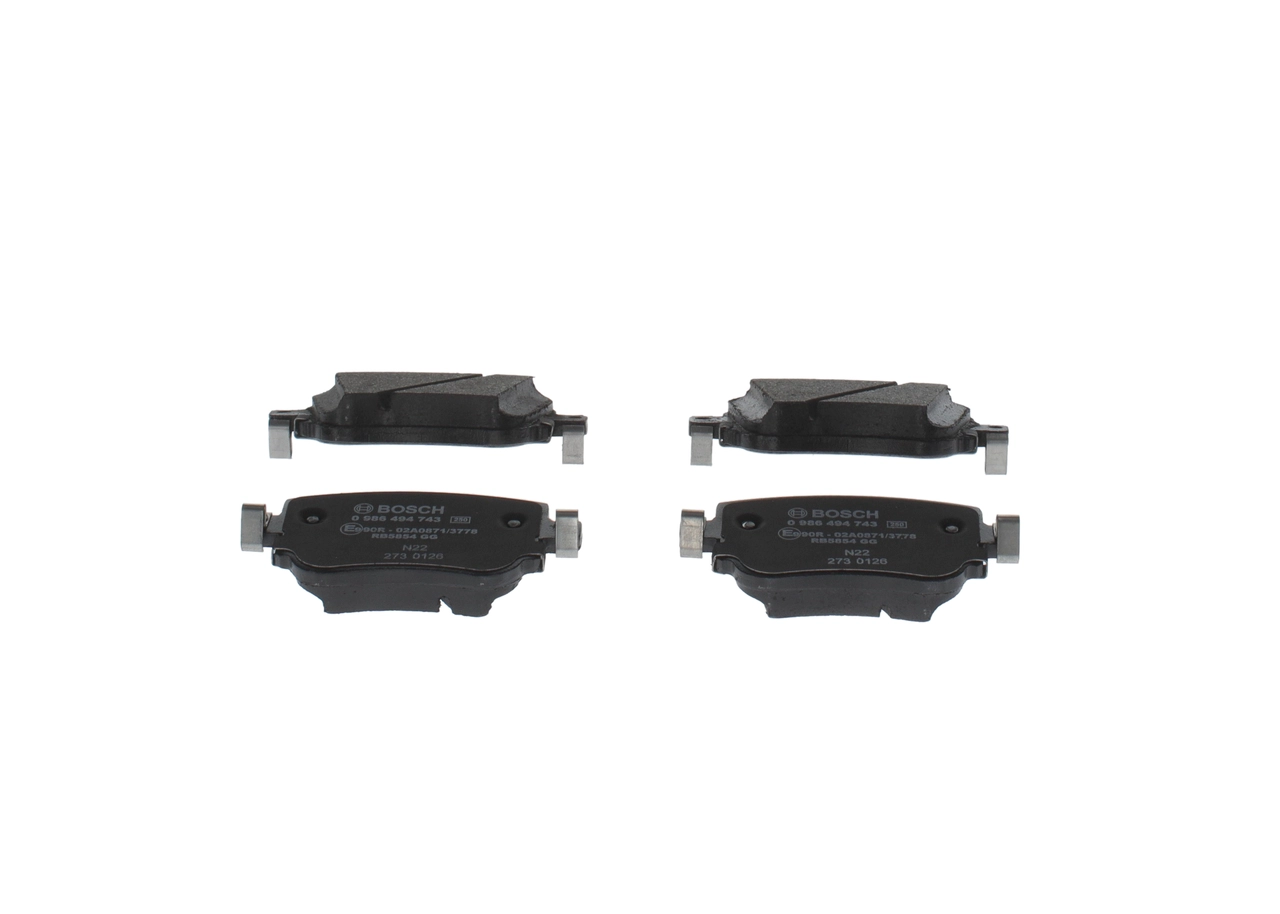 Klocki hamulc. skoda octavia 12- tyl BOSCH 0986494743