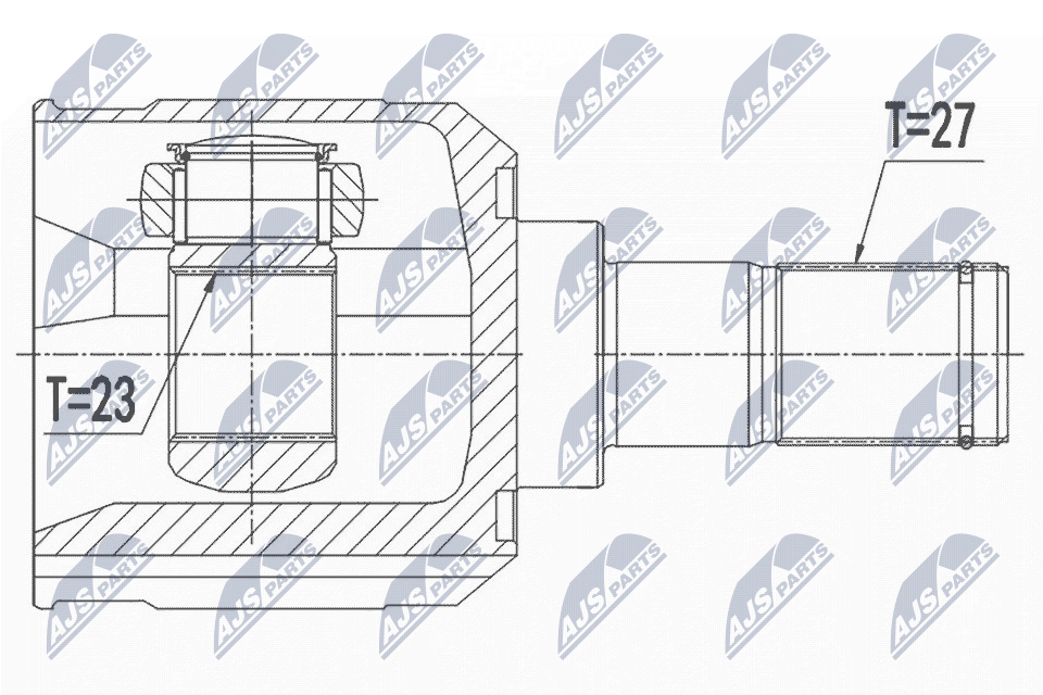 Hyundai tucson 04- santa fe i 01-06 getz 03-09 ix35 09- /lewy/ NTY NPW-HY-546
