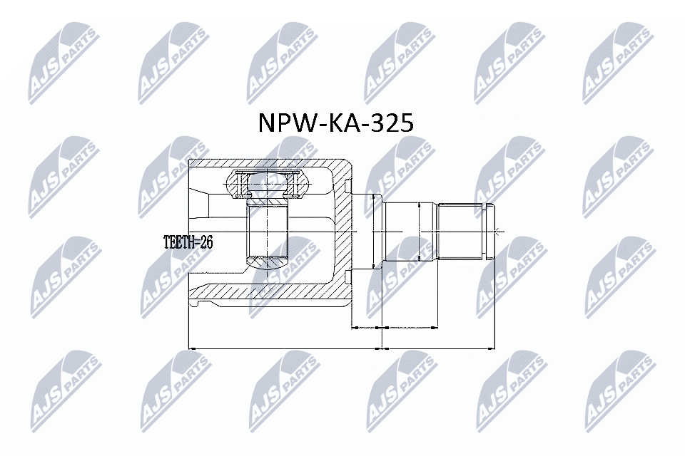 Шрус NTY NPW-KA-325