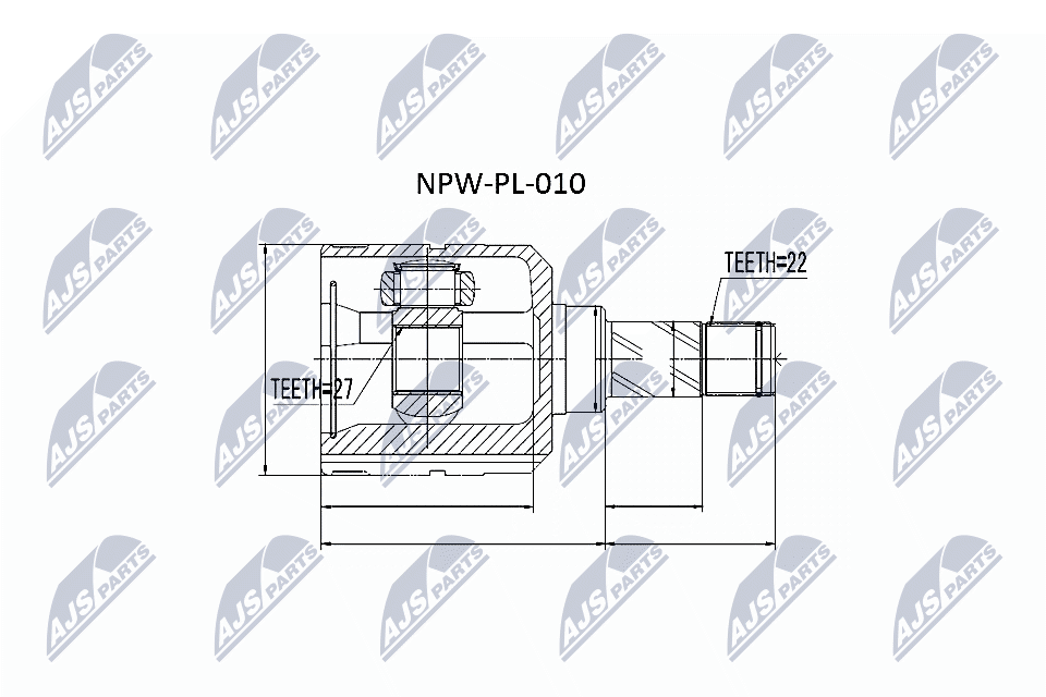 Шрус NTY NPW-PL-010