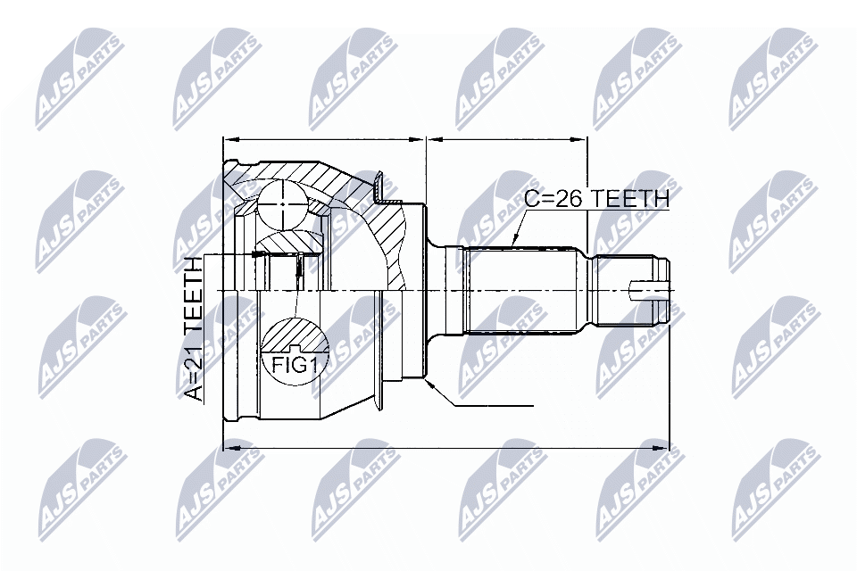Шруc наружний mini one/cooper 1.4 1.6 66kw/85kw/89kw 01- NTY NPZ-BM-003