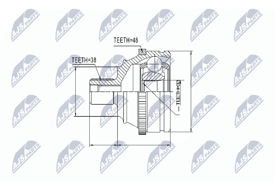 Vw transporter t4 1.81.9d/td2.02.4d2.5 90.09-94.07 /+abs/ NTY NPZ-VW-006