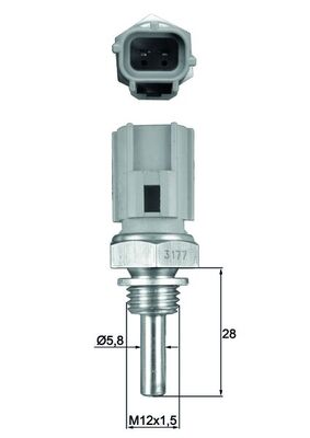 Датчик температуры MAHLE/KNECHT TSE27