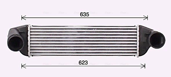 Радиатор интеркулера AVA QUALITY COOLING BW4581