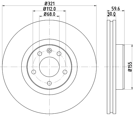 Диск тормозной DON PCD10981