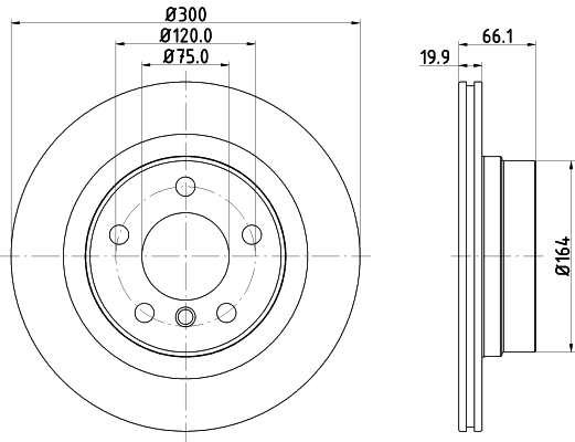 Диск тормозной DON PCD13522
