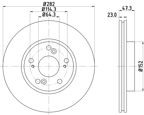 Диск тормозной DON PCD13592